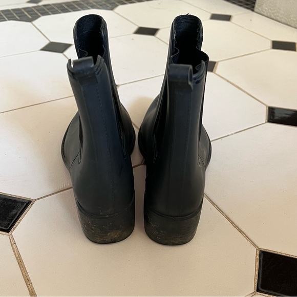 Jeffrey Campbell “Stormy” Ankle Rain Boot Matte Black - Picture 5 of 5